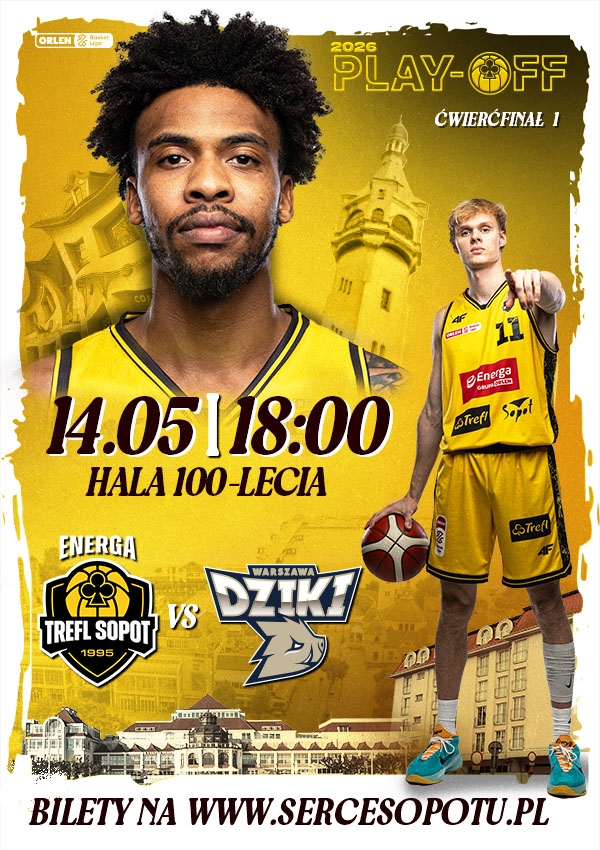 Bilety Energa Trefl Sopot vs Dziki Warszawa