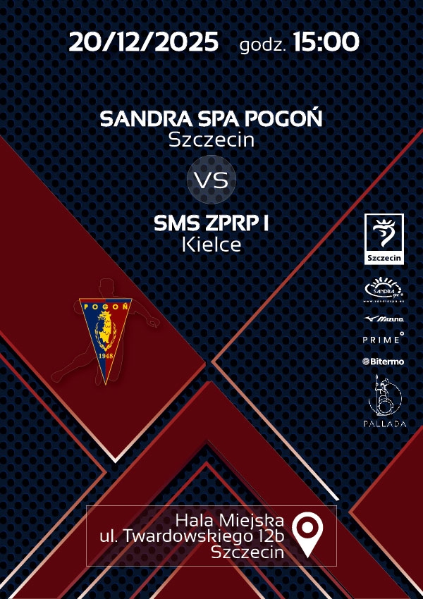 Bilety Sandra Spa Pogoń Szczecin vs SMS ZPRP I Kielce