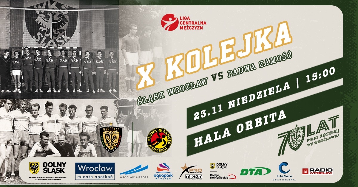 WKS Handball Śląsk Wrocław vs KPR Padwa Zamość