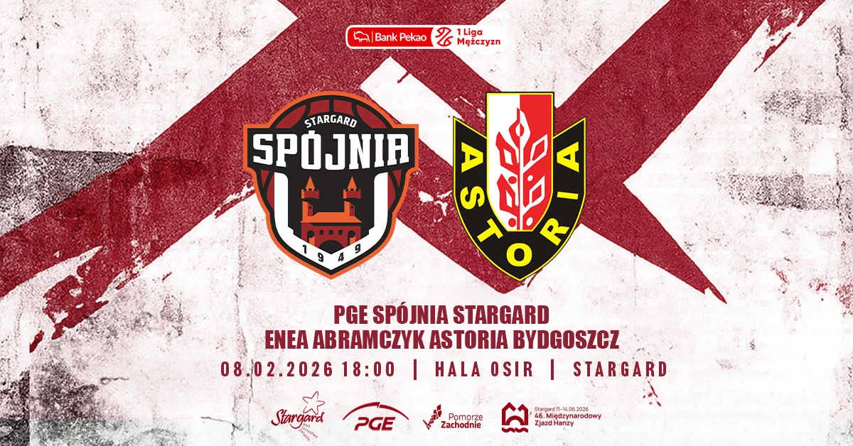 PGE Spójnia Stargard vs Enea Abramczyk Astoria Bydgoszcz